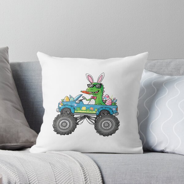 Item preview, Happy Easter Monster Truck- funny dinosaur  designed and sold by Micjr.
