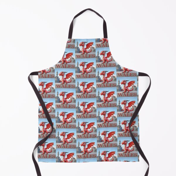 Item preview, Little red Dragon of in a castle Wales designed and sold by SadSacDesigns.
