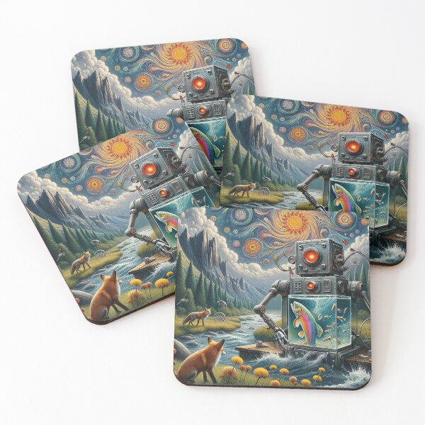Item preview, Robot Fisherman designed and sold by bunnyboiler.