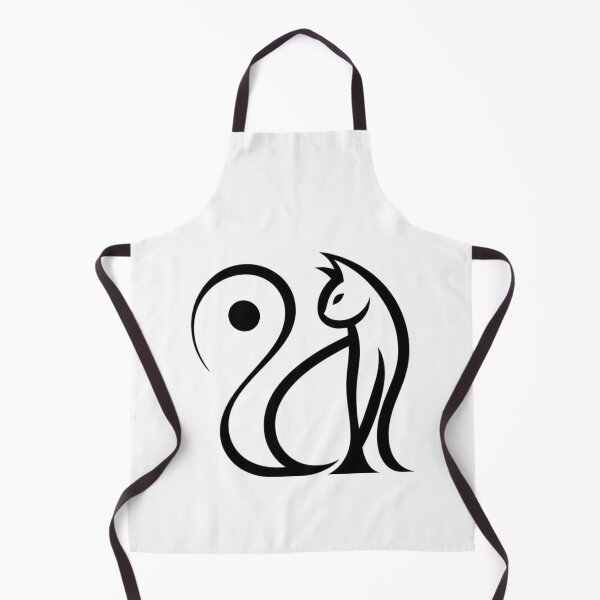 Item preview, One Line Cat - Abstract minimal cat single line art designed and sold by MusesWhispers.