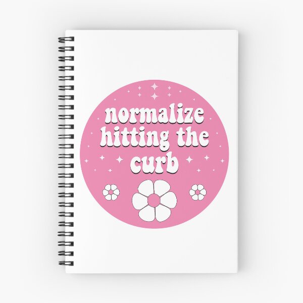 Item preview, Normalize Hitting The Curb! Funny Meme Pink Car Bumper designed and sold by BUMPER-STICKERS.