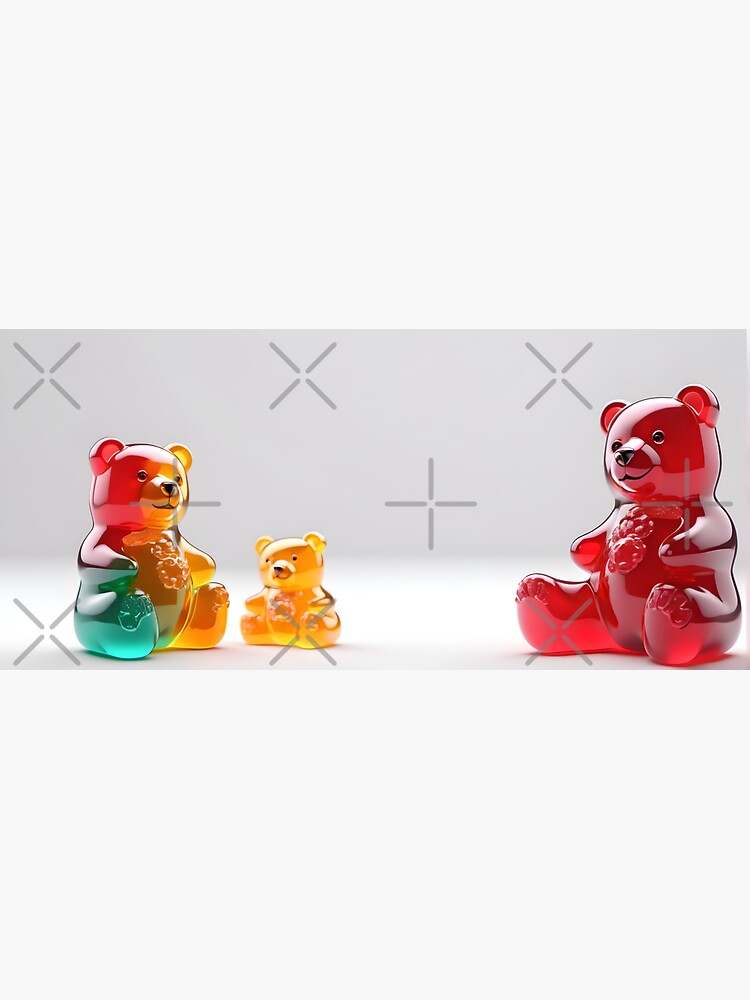 Thumbnail 3 of 3, Sticker, Gummy Bears 1 designed and sold by McMuggles.