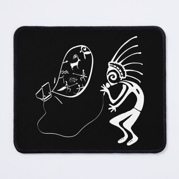 Item preview, Kokopelli karaoke white designed and sold by nogamax.