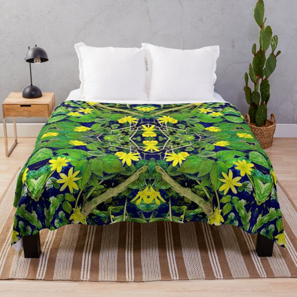 Item preview, Pattern from Lesser celandine with leaves.  designed and sold by Robin3DT.