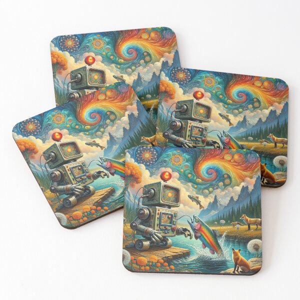 Item preview, Robot Fisherman Fox designed and sold by bunnyboiler.