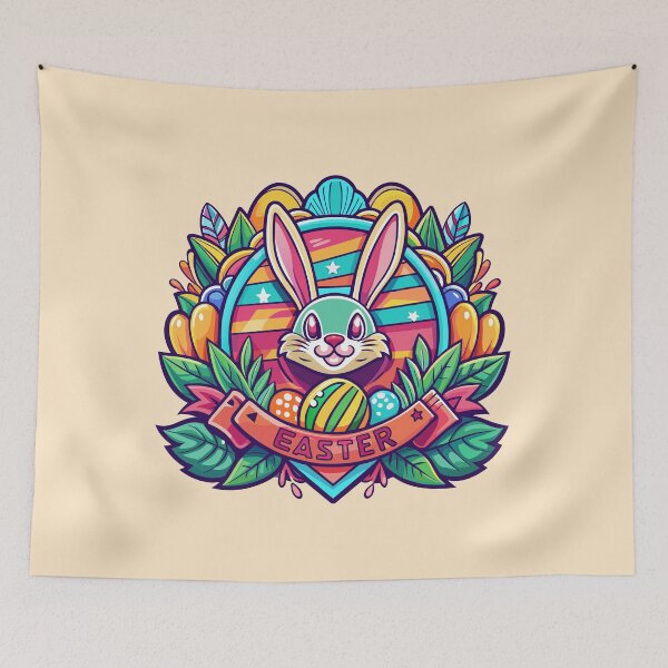 Item preview, Happy Funky Easter designed and sold by TipTop GFX.