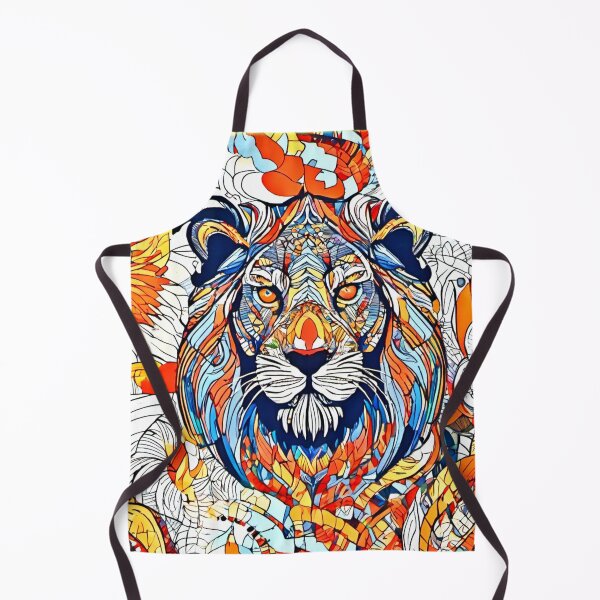Item preview, Fiery Lion Art designed and sold by Health And Fitness Posts e-Store.