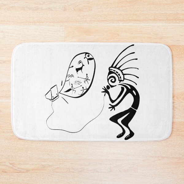 Item preview, Kokopelli karaoke black designed and sold by nogamax.