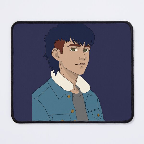 Item preview, Guy with blue mullet oc designed and sold by GraveyardKingz.