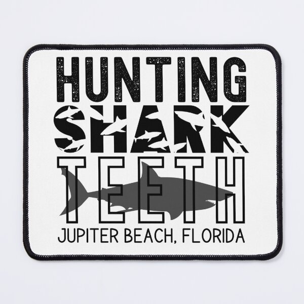 Item preview, Jupiter Beach Florida (Hunting Shark Teeth) designed and sold by Whackadoodletee.