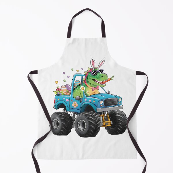 Item preview, Funny Dinosaur Happy Easter Monster truck designed and sold by Micjr.