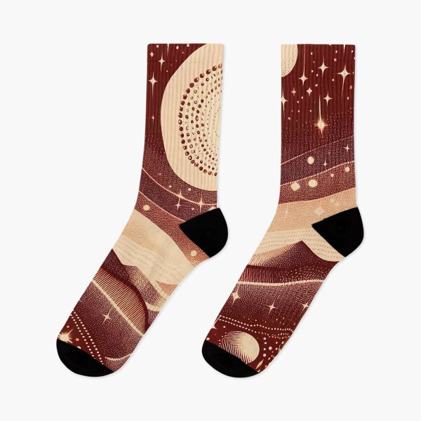 Item preview, Dreamy Starry Night - Burgundy Red designed and sold by SilverPegasus.