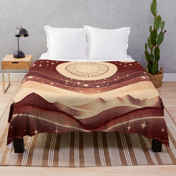 Item preview, Dreamy Starry Night - Burgundy Red designed and sold by SilverPegasus.