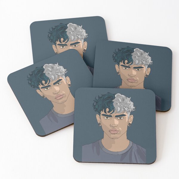 Item preview, Guy with black and white hair designed and sold by GraveyardKingz.