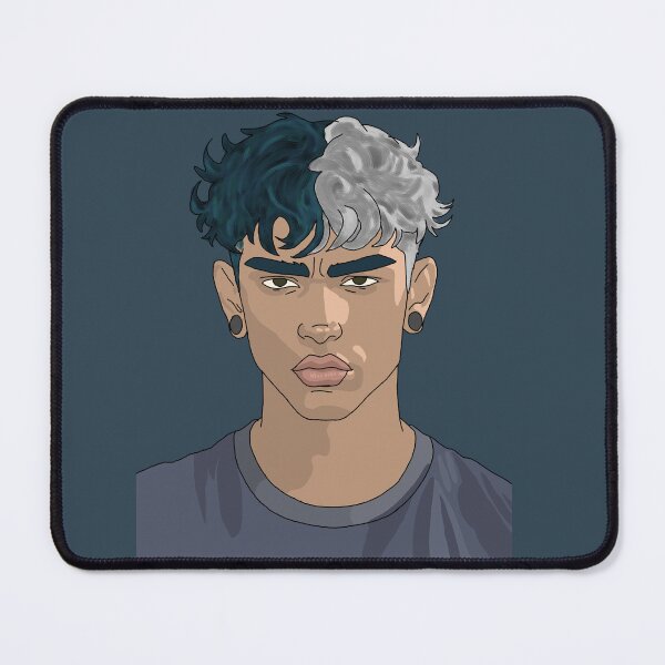 Item preview, Guy with black and white hair designed and sold by GraveyardKingz.