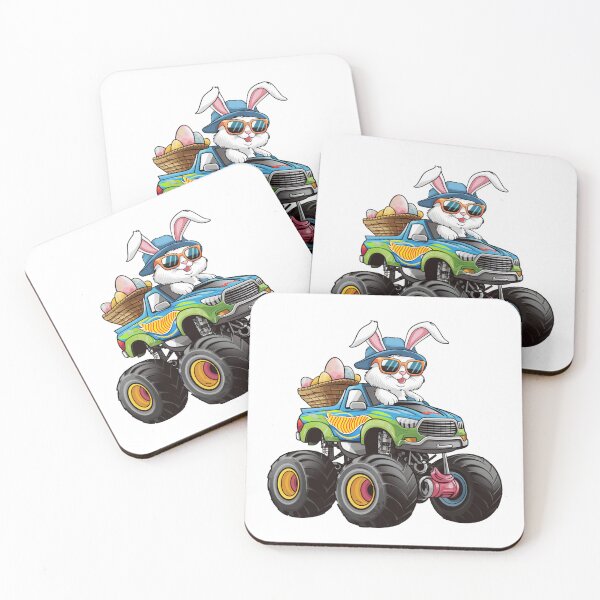 Item preview, Happy Easter Monster truck Bunny designed and sold by Micjr.