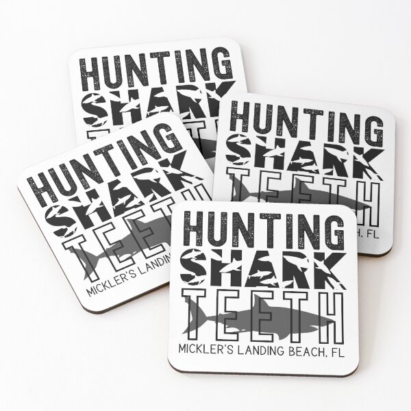 Item preview, Mickler's Landing Beach Florida (Hunting Shark Teeth) designed and sold by Whackadoodletee.