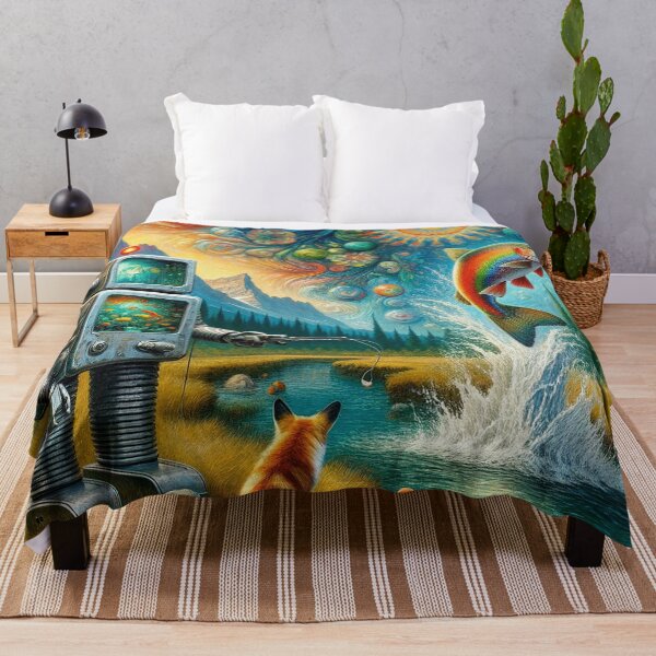Item preview, Robot Fisherman Fox Aquarium designed and sold by bunnyboiler.