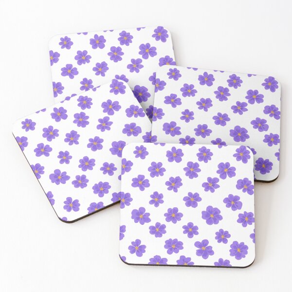 Item preview, Violet Flower Seamless Pattern  designed and sold by printmala.