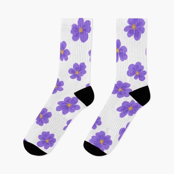 Item preview, Violet Flower Seamless Pattern  designed and sold by printmala.