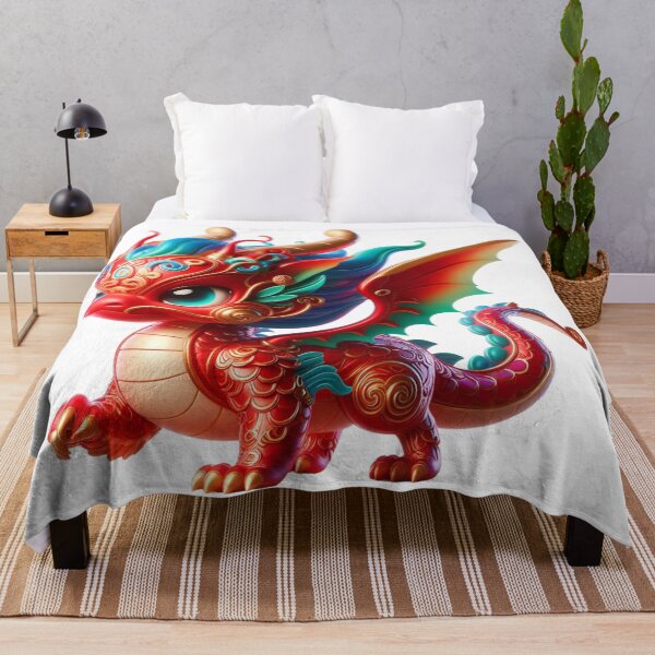 Item preview, Cute Red Chinese Dragon Chibi designed and sold by CHIBI_POPZ.