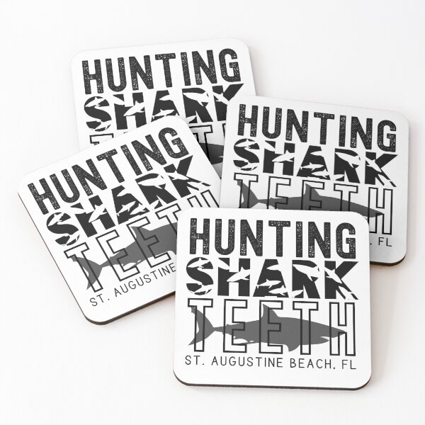Item preview, St. Augustine Beach Florida (Hunting Shark Teeth) designed and sold by Whackadoodletee.