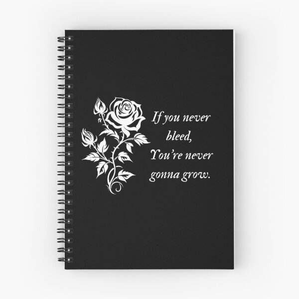 Item preview, If you never bleed, You're never gonna grow  designed and sold by KLWBDesigns.