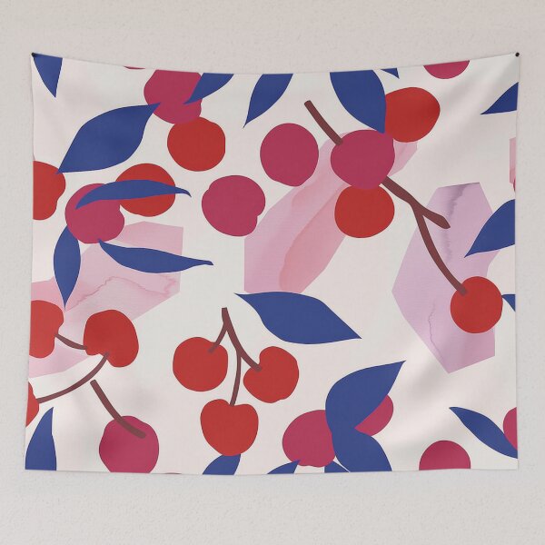 Item preview, Sweet Cherry Dreamscape designed and sold by Gourmet Neko Art | .