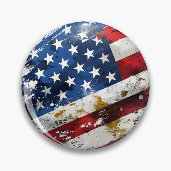 Item preview, Artistic abstract American flag print designed and sold by dcrc.