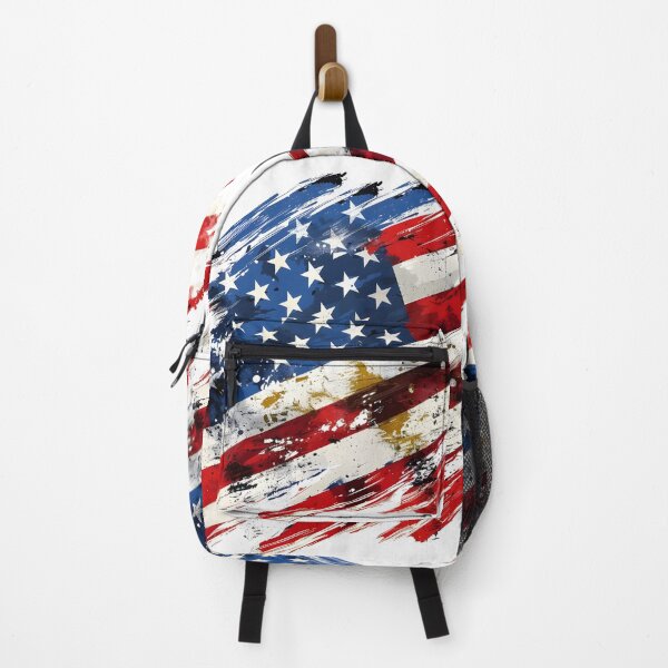 Item preview, Artistic abstract American flag print designed and sold by dcrc.