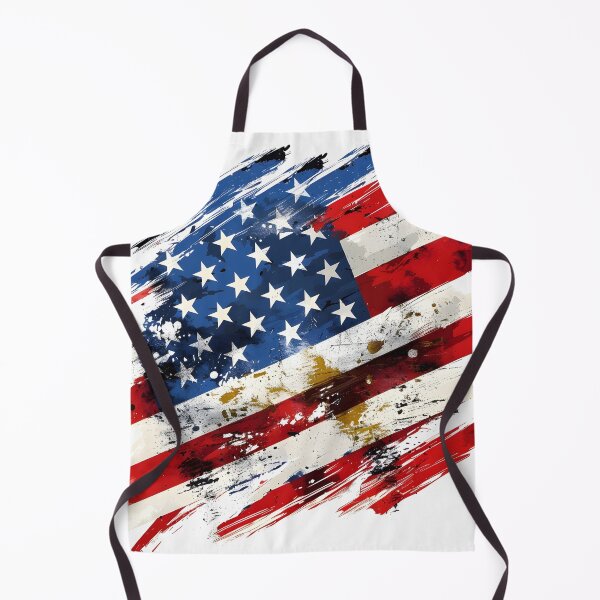 Item preview, Artistic abstract American flag print designed and sold by dcrc.