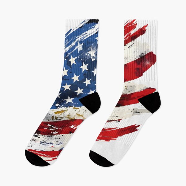 Item preview, Artistic abstract American flag print designed and sold by dcrc.