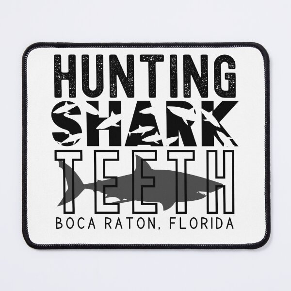 Item preview, Boca Raton Florida (Hunting Shark Teeth) designed and sold by Whackadoodletee.