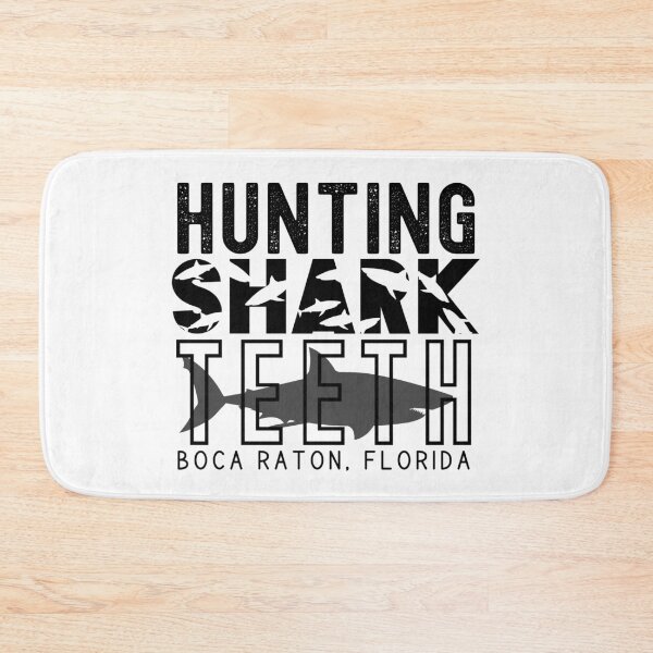 Item preview, Boca Raton Florida (Hunting Shark Teeth) designed and sold by Whackadoodletee.