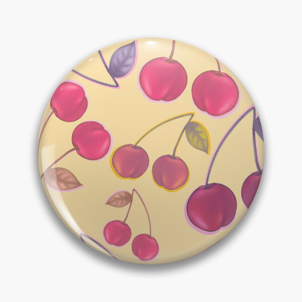 Item preview, Vintage pastel cherries  designed and sold by Sunartly.