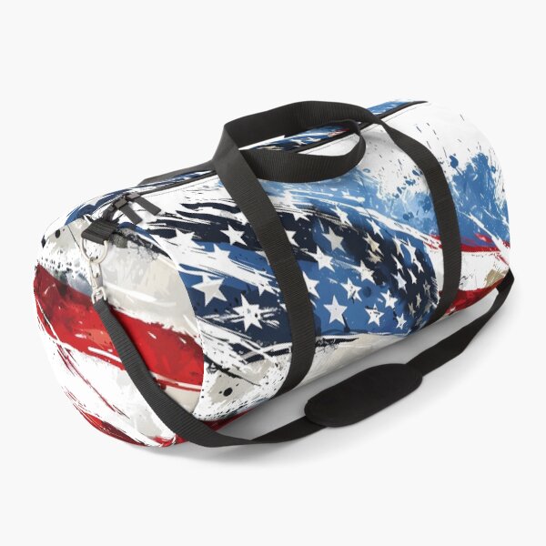 Item preview, artistic abstract american flag print designed and sold by dcrc.