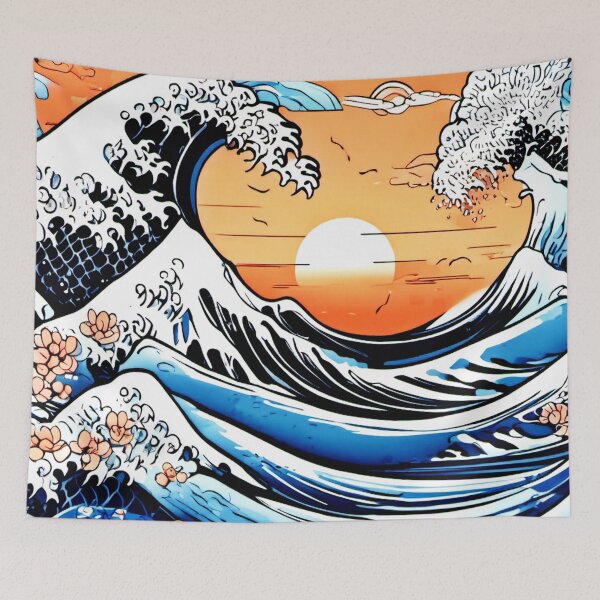 Item preview, Ocean Wave Creations Art designed and sold by Health And Fitness Posts e-Store.