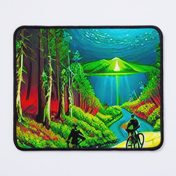 Item preview, Celestial Cyclist: Cycling Through a Bright Mysterious Planet designed and sold by GrizzlyCollective.