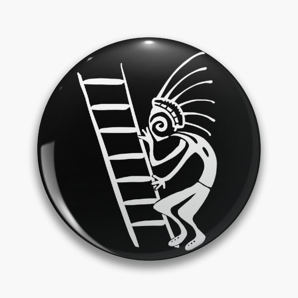 Item preview, Kokopelli ladder white designed and sold by nogamax.