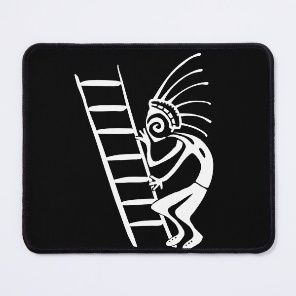 Item preview, Kokopelli ladder white designed and sold by nogamax.