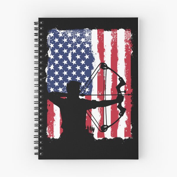 Item preview, USA Flag Archery Compound Bow designed and sold by DetourShirts.