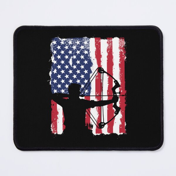 Item preview, USA Flag Archery Compound Bow designed and sold by DetourShirts.