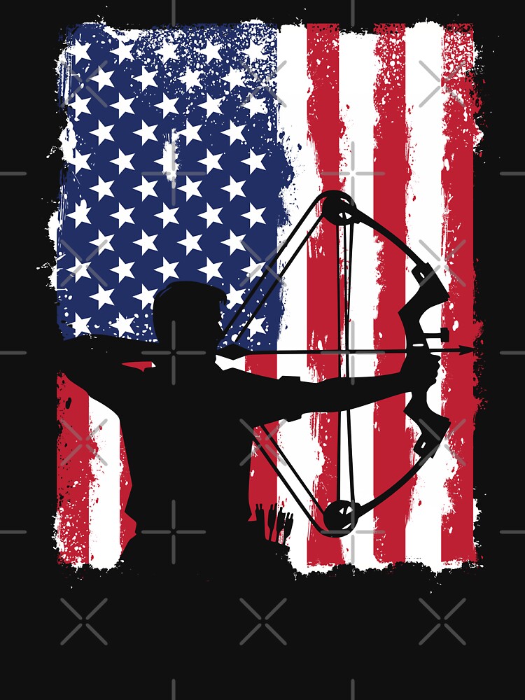 USA Flag Archery Compound Bow