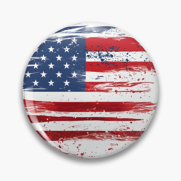 Item preview, artistic abstract american flag print designed and sold by dcrc.