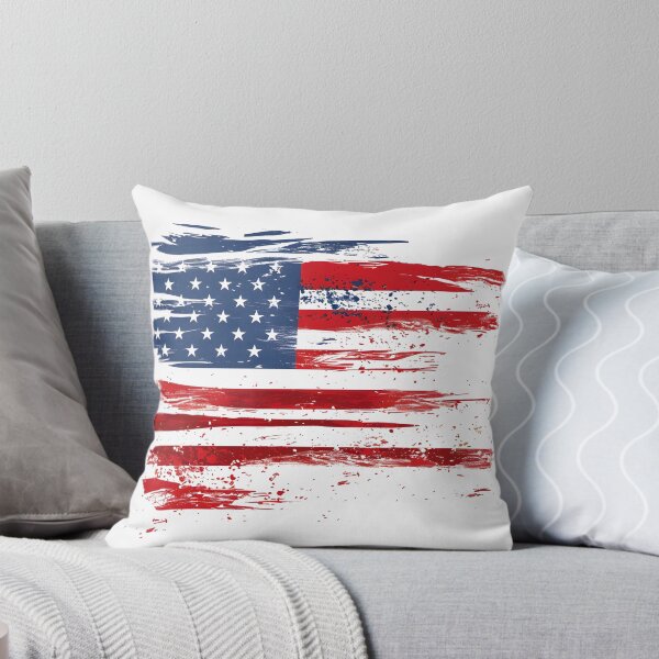 Item preview, artistic abstract american flag print designed and sold by dcrc.