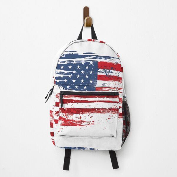 Item preview, artistic abstract american flag print designed and sold by dcrc.