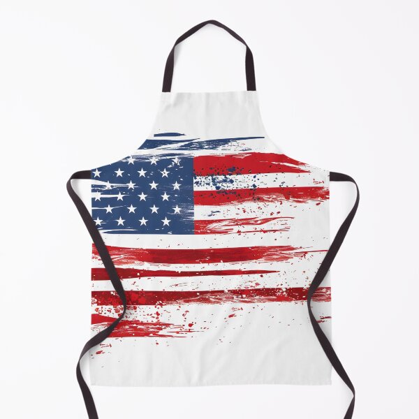 Item preview, artistic abstract american flag print designed and sold by dcrc.