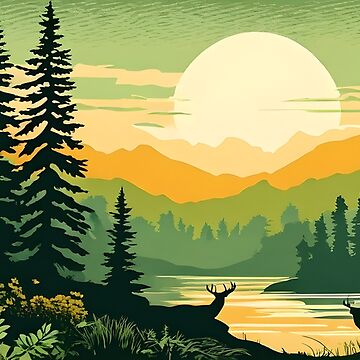 Artwork thumbnail, Wonderful Wilderness and Wildlife 1 by McMuggles