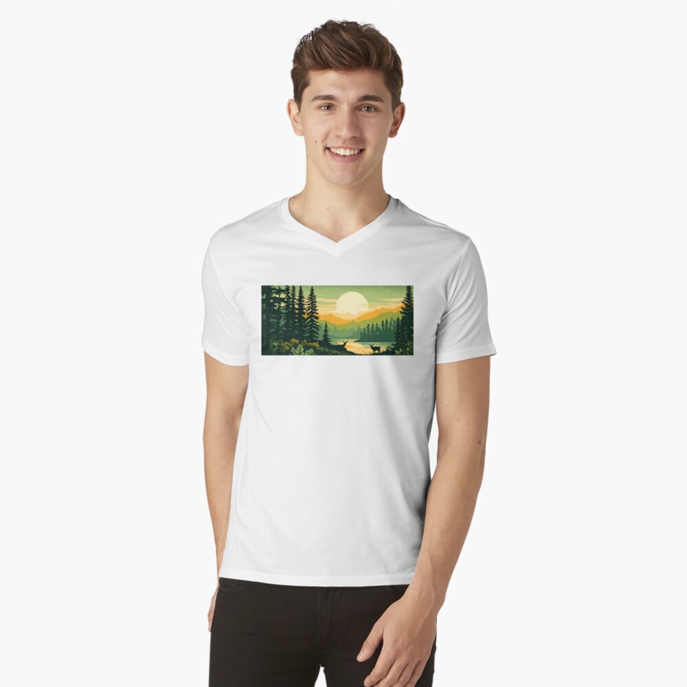 Item preview, V-Neck T-Shirt designed and sold by McMuggles.