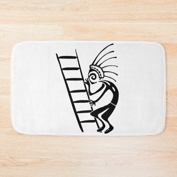 Item preview, Kokopelli ladder black designed and sold by nogamax.